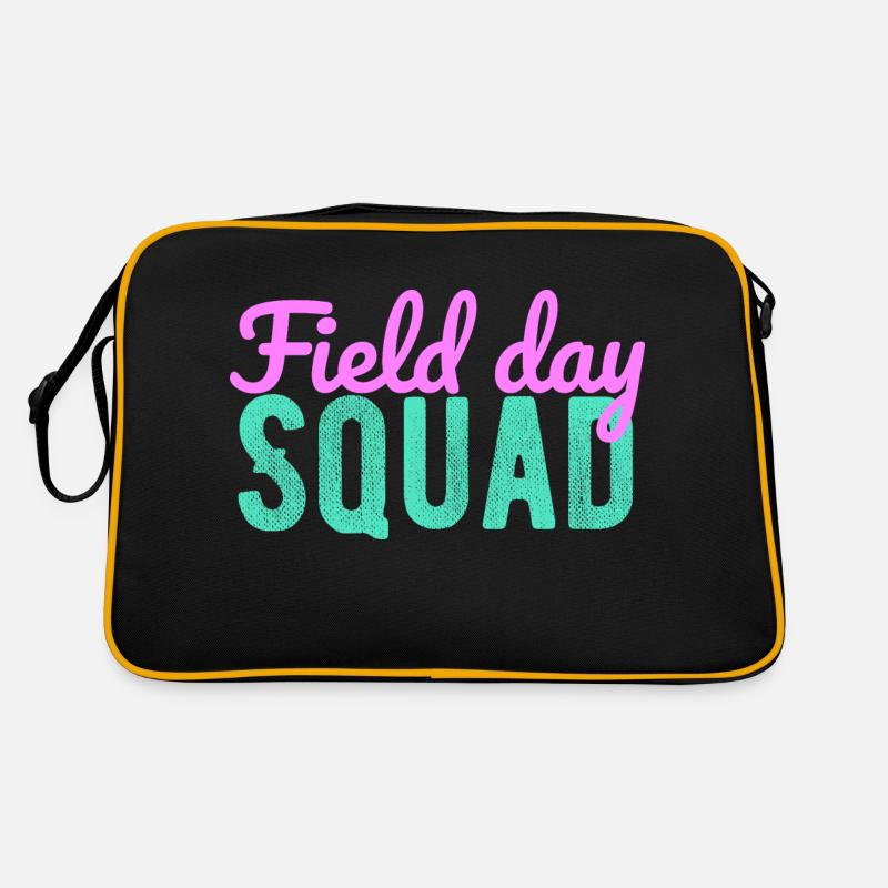 Field day squad - Retro Bag - black/gold