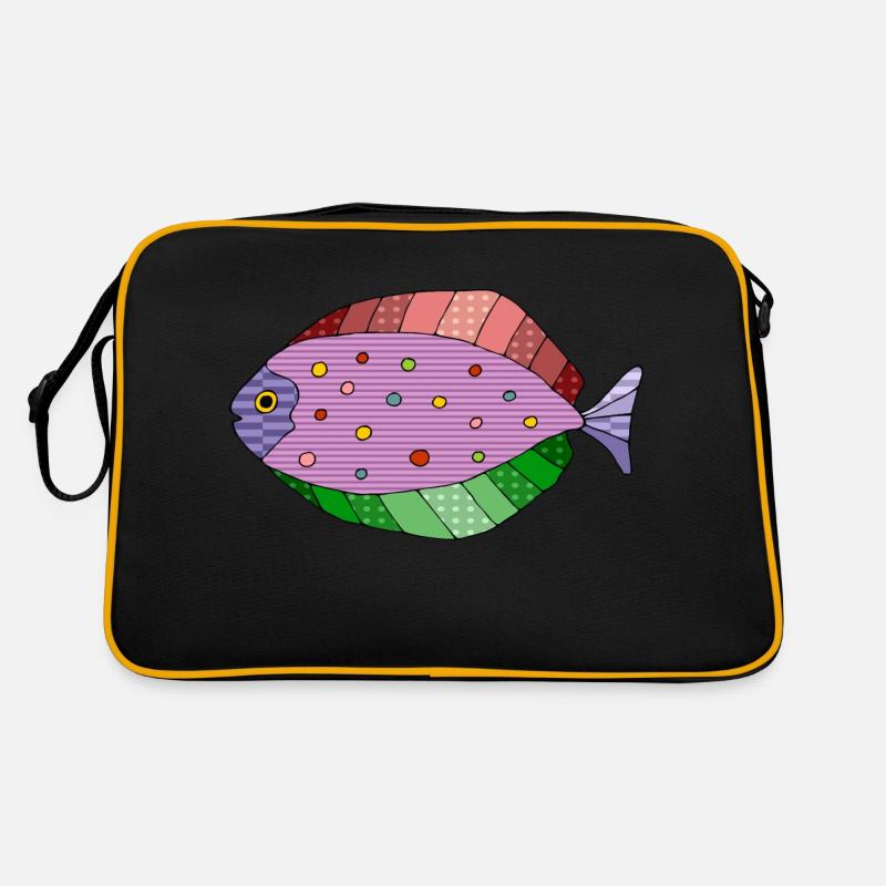 Fisch Retro Tasche