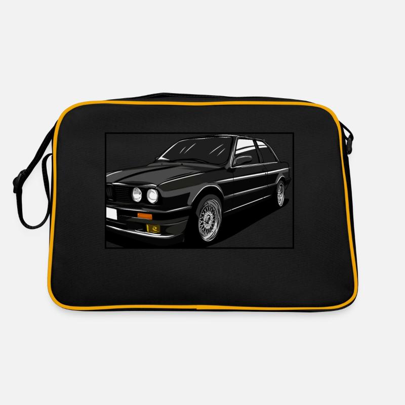 Oldtimer // Classic Car // Illustration Retro Tasche