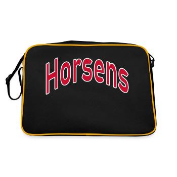 Horsens - Retro Tasche - Schwarz/Gold - Hinten