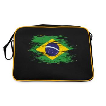 Brazil used - Retro Bag - black/gold - Back