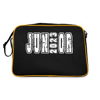 JUNIOR 2023 Vintage Freshman Student T-Shirt - Retro Bag - black/gold - Back