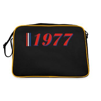 Year 1977 - Retro Bag - black/gold - Back