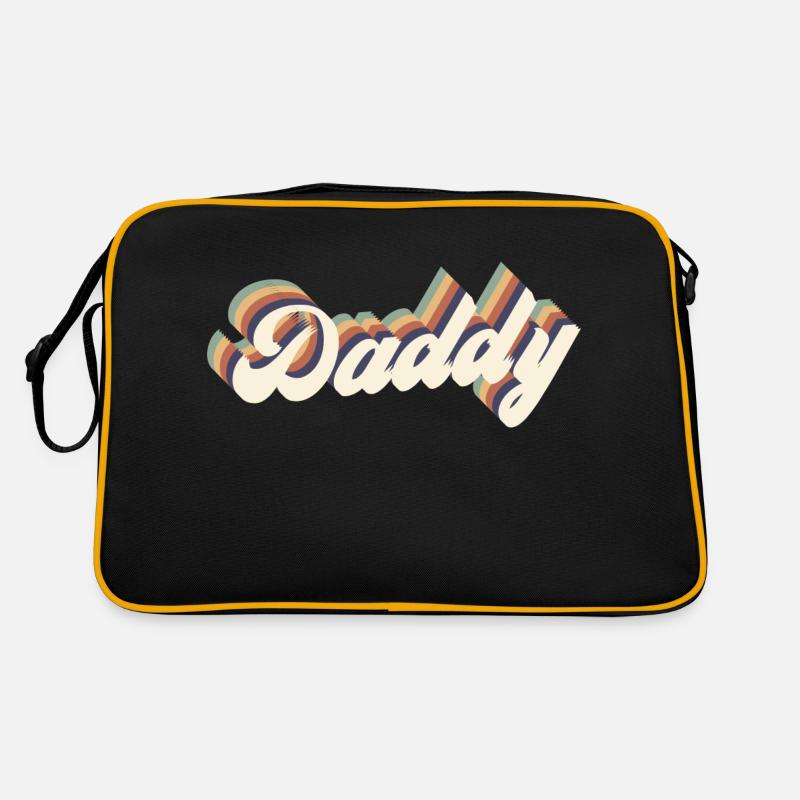 daddy vintage - Sac Retro - noir/or