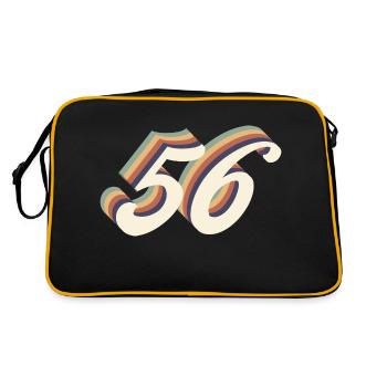 56th anniversary vintage - Retro Bag - black/gold - Back