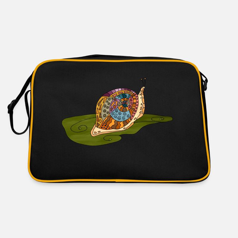 Schnecke Retro Tasche