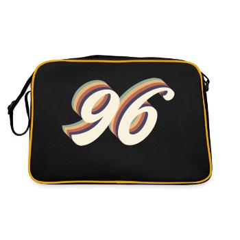 96ème anniversaire vintage - Sac Retro - noir/or - Dos