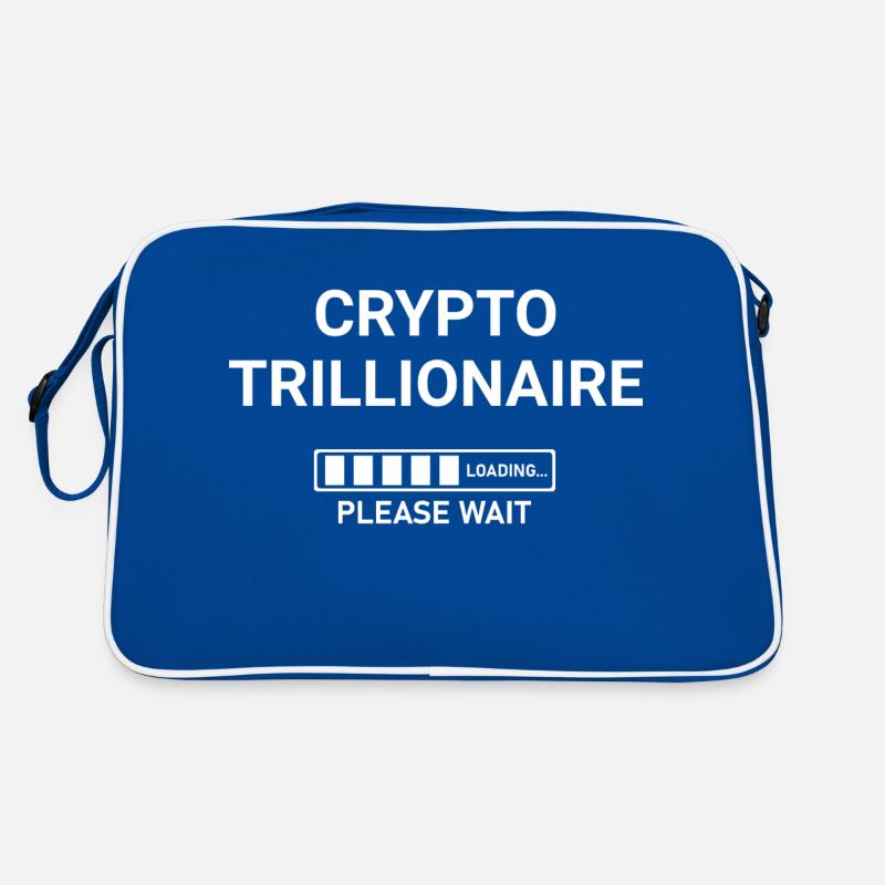 Crypto Trillionaire Loading Please Wait Retro Bag