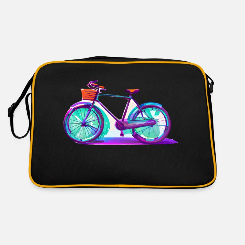 Bicycle Cycling Cyclists Cyclists Cyclists Retro Bag
