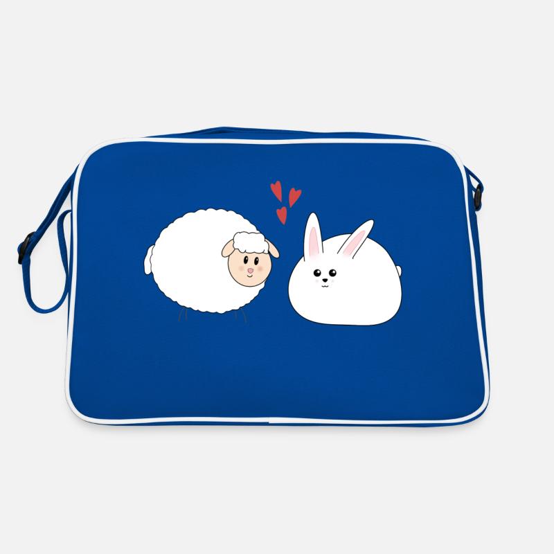 Rabbit and sheep, Easter Retro Bag