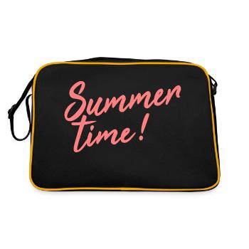 heure d'été - Sac Retro - noir/or - Dos