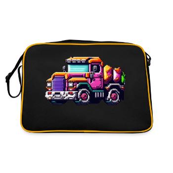 The No. 1 Pixel Truck - Retro Bag - black/gold - Back