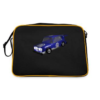 Voiture de course - Sac Retro - noir/or - Dos