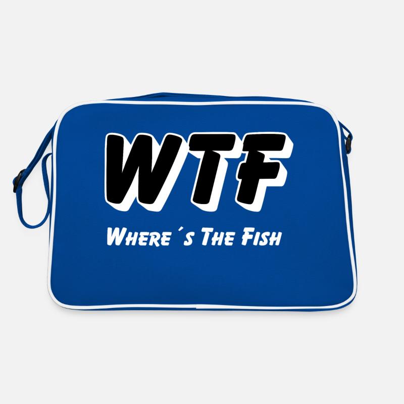 WTF - Where´sThe Fish Retro Tasche