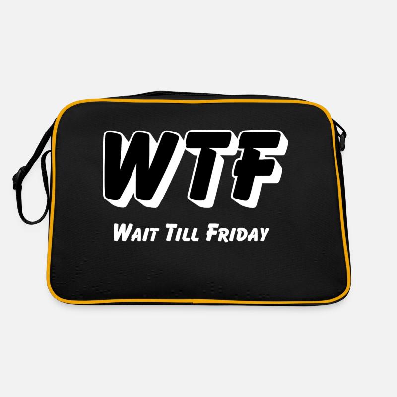 WTF -Wait till Friday Retro Tasche