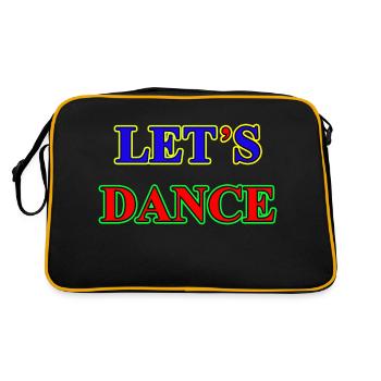Letsdance E - Retro Bag - black/gold - Back