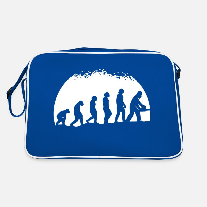 Bûcheron Evolution de la tronçonneuse Tree Feller Sac Retro