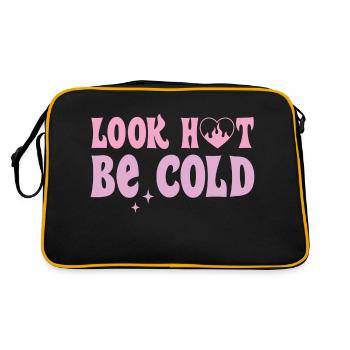 Look Hot be Cold - Sac Retro - noir/or - Dos