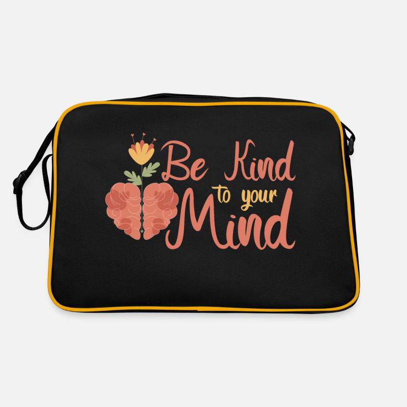 Be Kind To Your Mind Retro Tasche