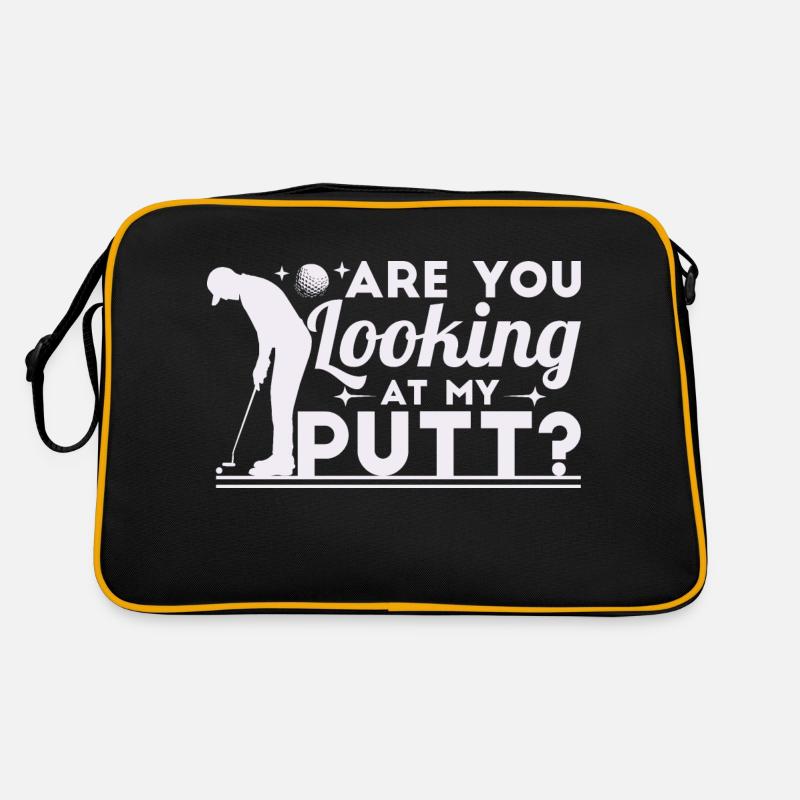 Siehst du dir meinen Putt an? Retro Tasche