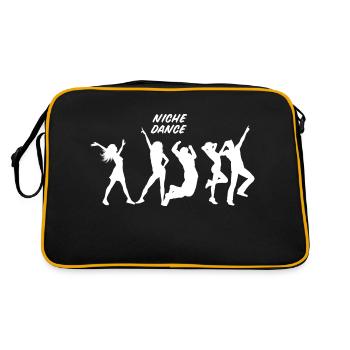 Danse Musique de danse - Sac Retro - noir/or - Dos