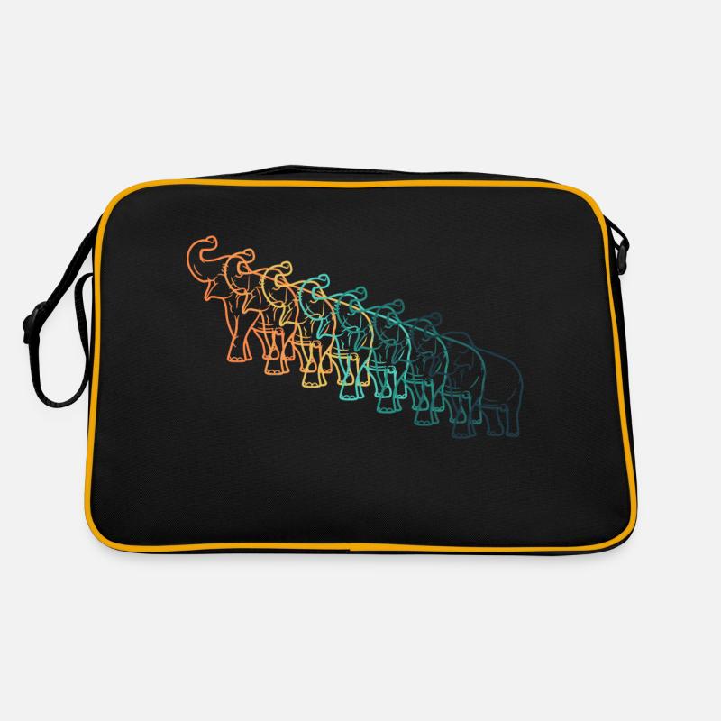 Éléphant vintage Sac Retro