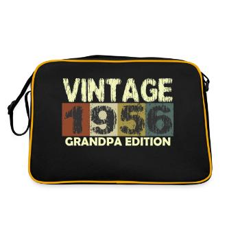 Vintage Birthday rétro sunset design - Sac Retro - noir/or - Dos
