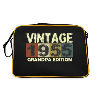 Vintage Birthday rétro sunset design - Sac Retro - noir/or - Dos