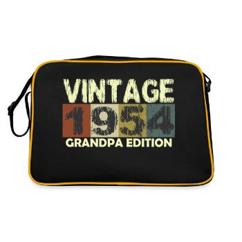 Vintage Birthday rétro sunset design - Sac Retro - noir/or - Dos