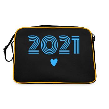 Né en 2021 garçon - Sac Retro - noir/or - Dos