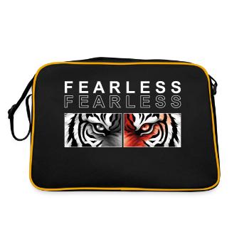 INTRÉPIDE - Tigre - Sac Retro - noir/or - Dos