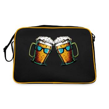 Beer Sunglasses 2 - Retro Bag - black/gold - Back