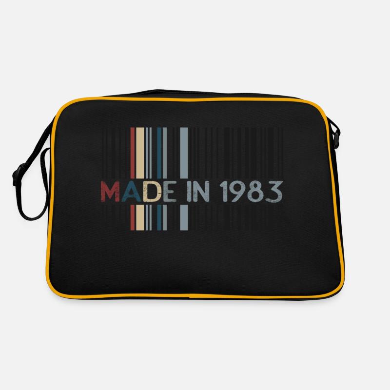 1983 Barcode-Jubiläum Retro Tasche