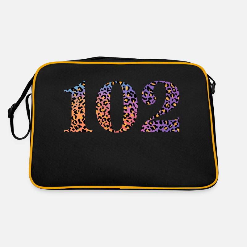 102e anniversaire léopard Sac Retro