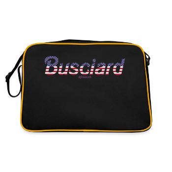 Busciard - Retro Bag - black/gold - Back