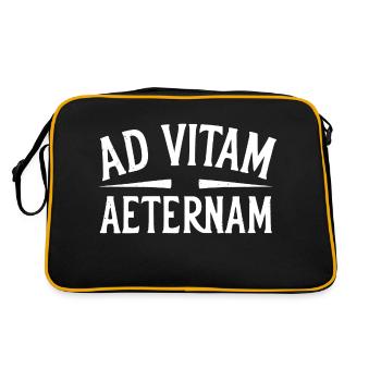 Ad vitam aeternam - Sac Retro - noir/or - Dos