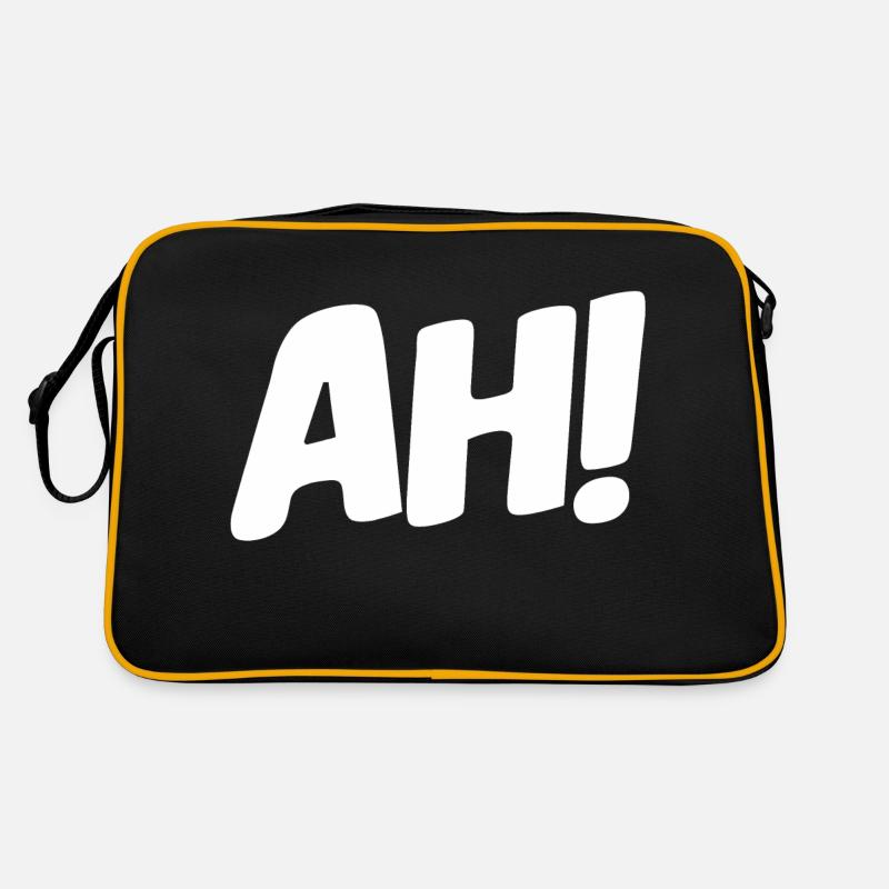 AH! - Sac Retro - noir/or
