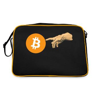 Crypto Creation Hand 1 - Retro Bag - black/gold - Back