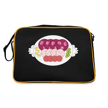 Sausage platter - Retro Bag - black/gold - Back
