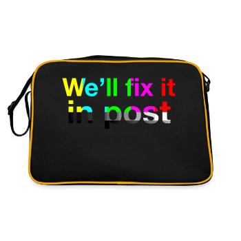 FixItInPost Mire - Sac Retro - noir/or - Dos