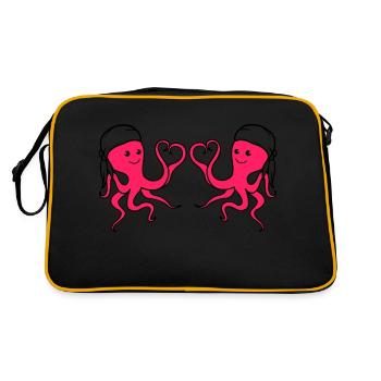 Octopus dans Love Pirate 2 - Sac Retro - noir/or - Dos