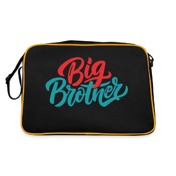 FRÈRE AÎNÉ - Sac Retro - noir/or - Dos