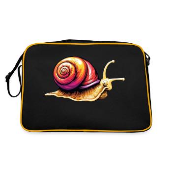 Snail Vineyard Snail - Retro Bag - black/gold - Back