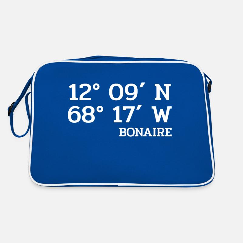 Coordonnées Bonaire - Coordonnées - Caraïbes Sac Retro