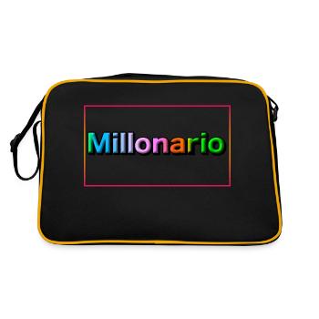 201442 - Sac Retro - noir/or - Dos