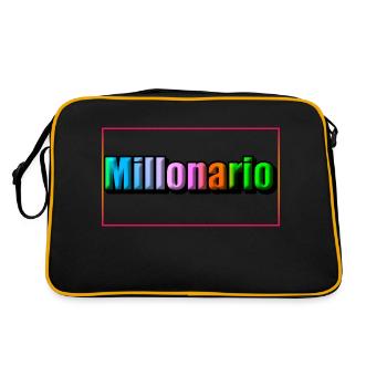 201443 - Sac Retro - noir/or - Dos