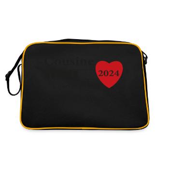 cousin - futur cousin chargement - Sac Retro - noir/or - Dos