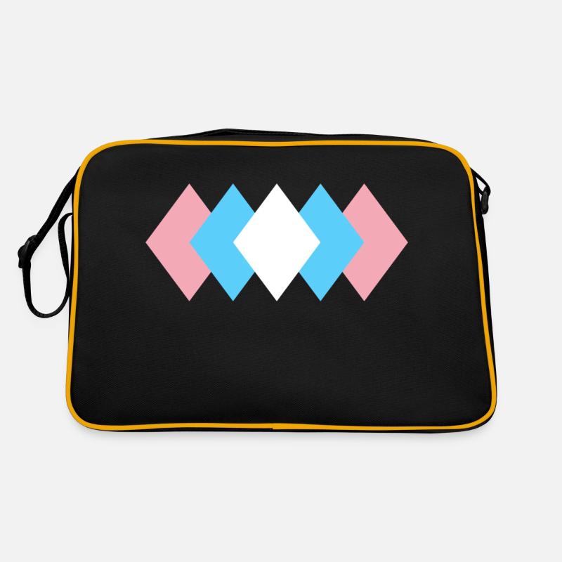 Fierté transgenre subtile Sac Retro