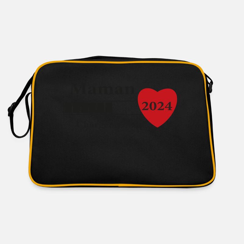 Mama - Werdende Mama wird geladen Retro Tasche