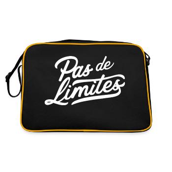 Pas de limites - Sac Retro - noir/or - Dos
